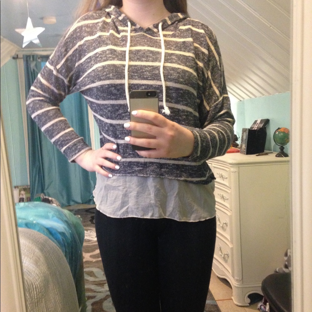 Black and Tan Sweater